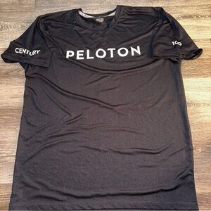 Peloton Century 100 Shirt Unisex Medium Black Cycling Fitness Gym Crew Neck